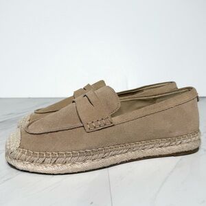 Sam Edelman Kai Tan Suede Espadrilles Loafer 6M